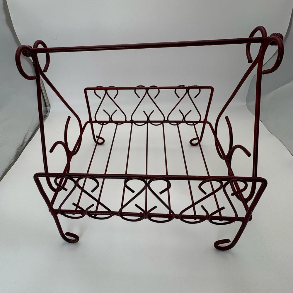 MCM Iron and Metal Magazine or Record Rack